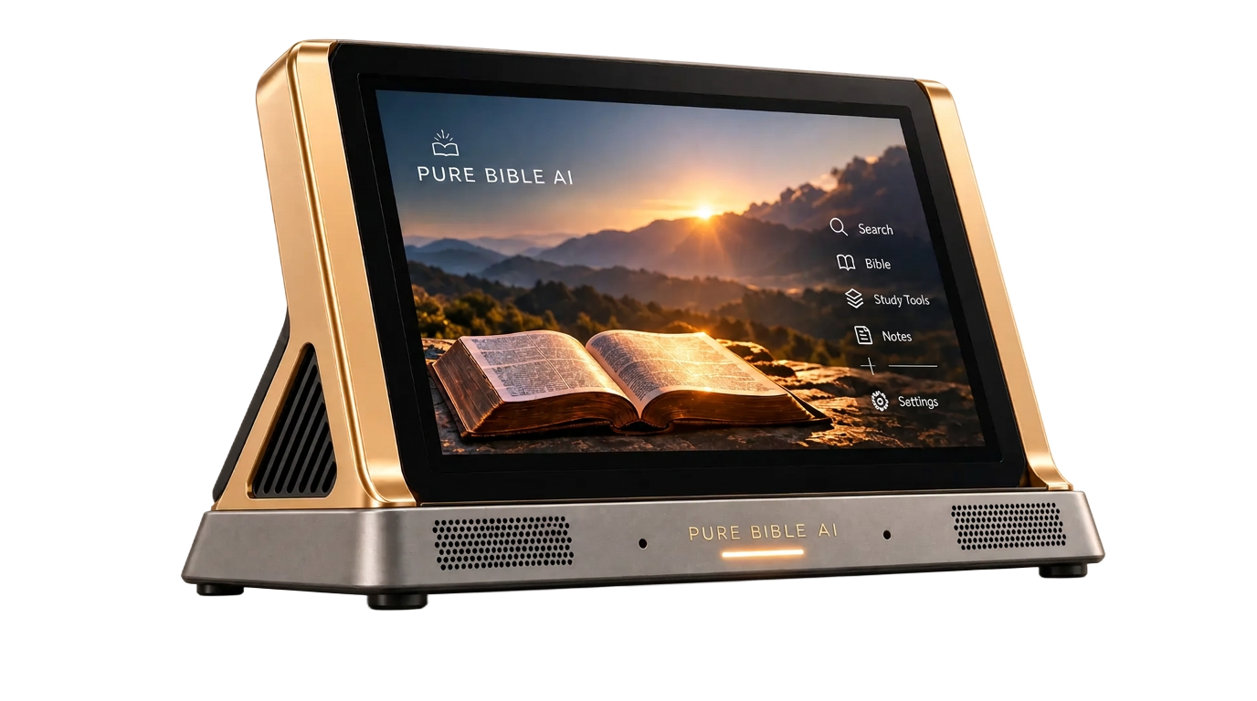 PURE BIBLE AI detail view