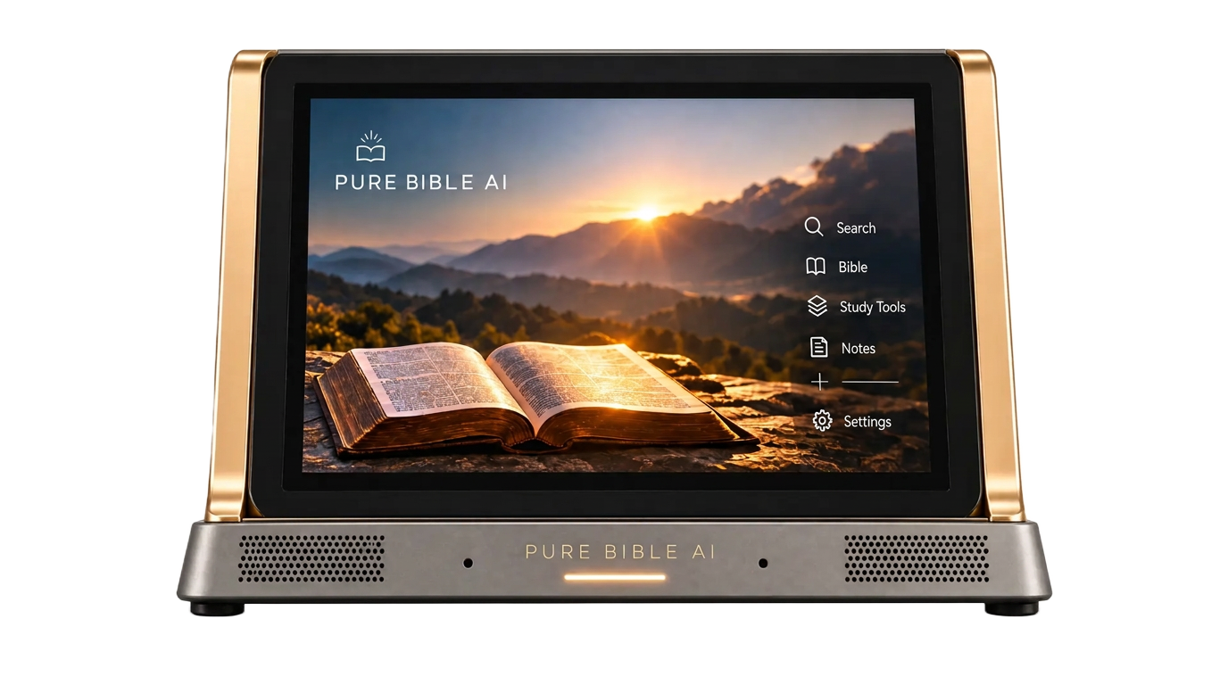 PURE BIBLE AI front